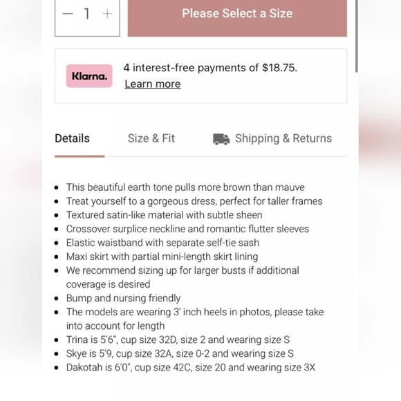 Baltic Born Sicily Satin Double Slit Maxi Dress in Rosy Brown NWOT - Picture 6 of 13